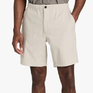 $215! NWT Norse Projects Men's Ezra Relaxed Solotex Twill Shorts - Stone - M